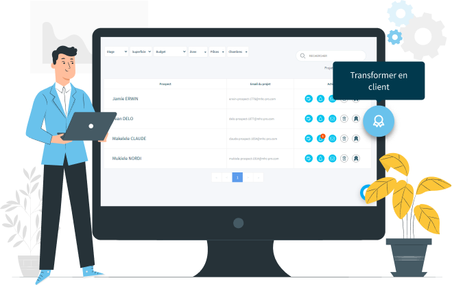 Gestion des prospects